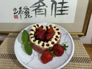 不藏私食譜-草莓達克瓦茲心型蛋糕Dacquoise cake,沒有達克瓦茲模也行